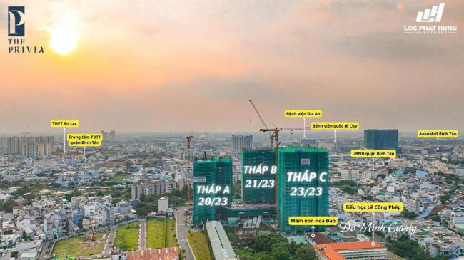 Tiến Độ Thi Công Dự án The Privia Khang Điền Mới Nhất