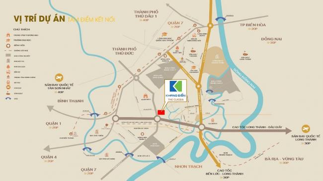 Địa chỉ dự án The Classia Khang Điền