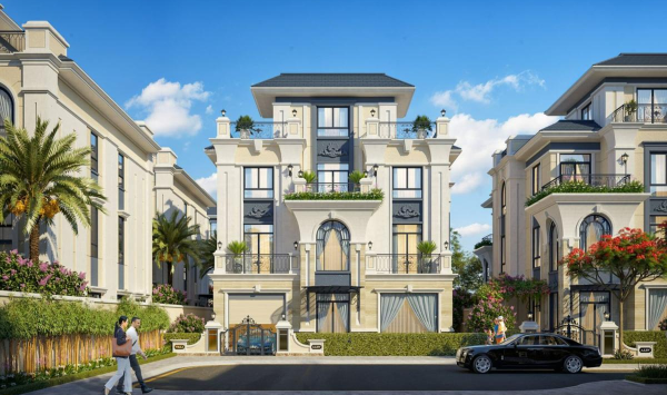 thiet ke nha pho biet thu Gladia khang dien