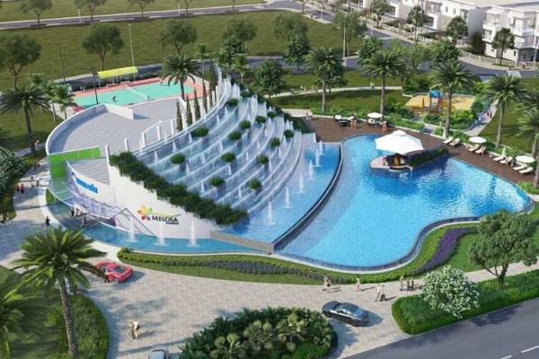 Tiện ích Melosa Garden hồ bơi