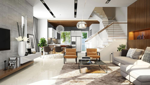 thiet ke nha pho biet thu Melosa Garden