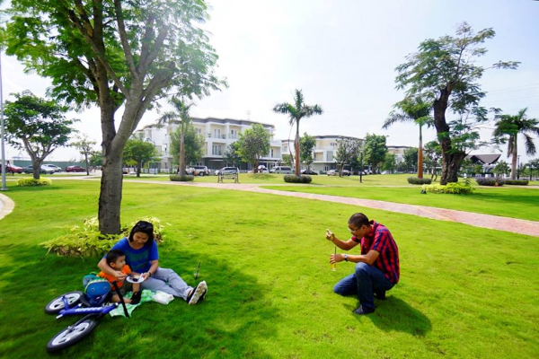 Tiện ích Melosa Garden không gian xanh