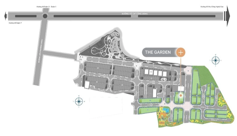 mat bang phan khu the green