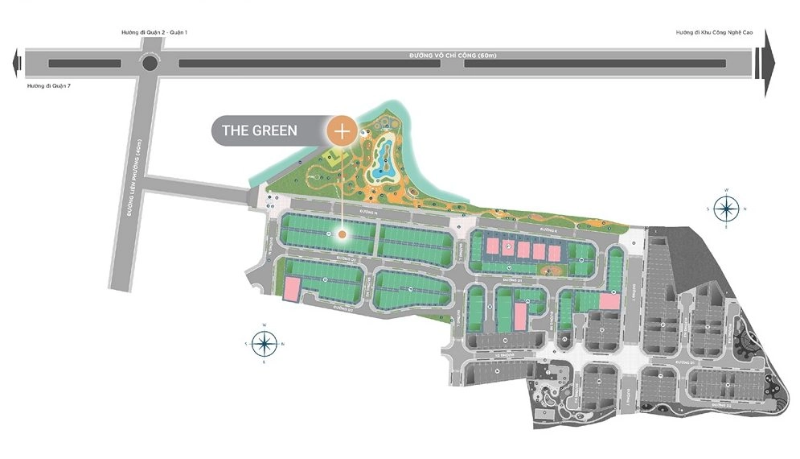 mat bang phan khu the garden