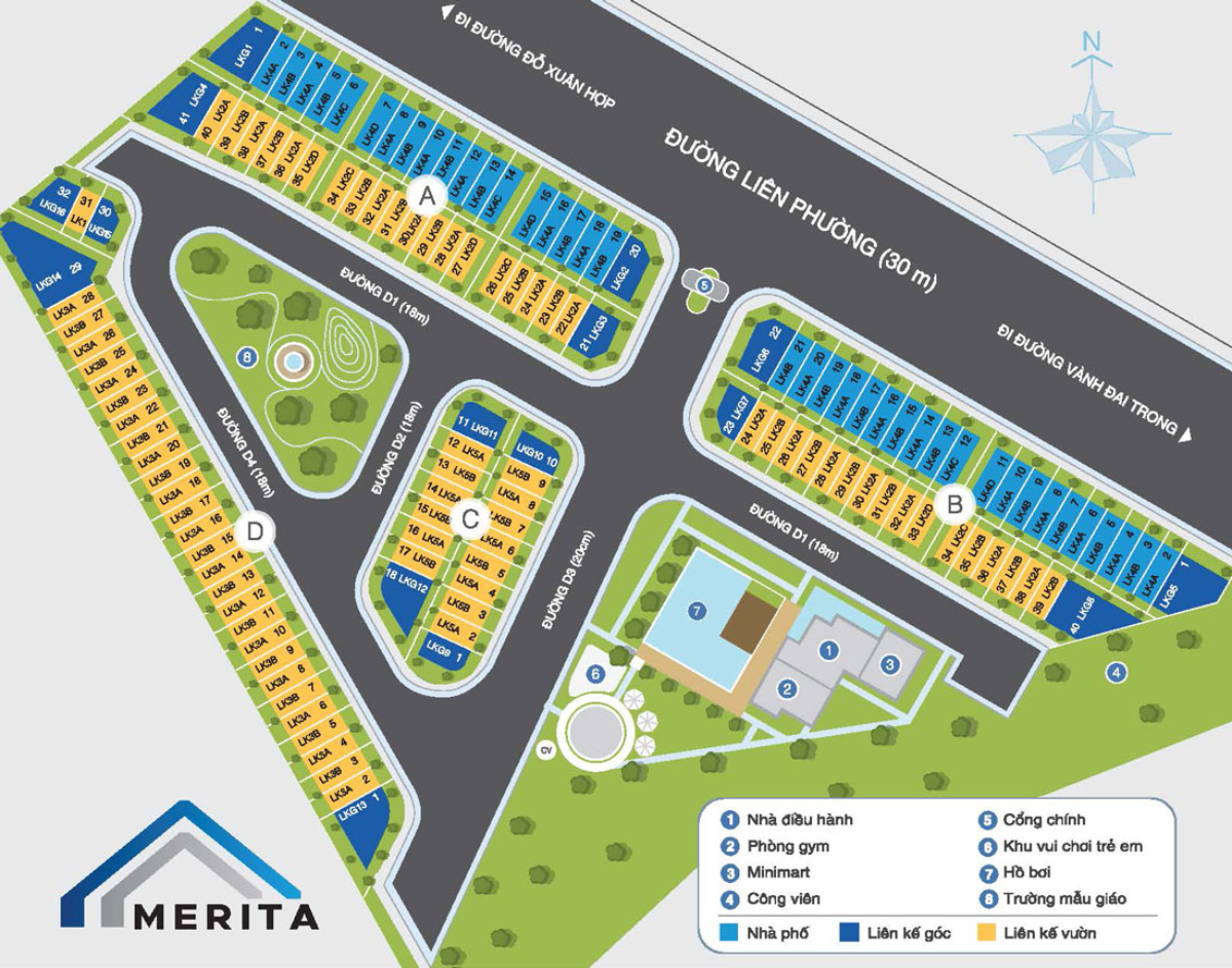 Mặt bằng dự án The Privia An Dương Vương