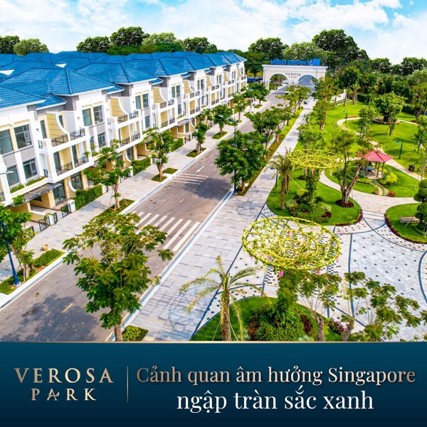thiet ke nha pho Verosa Park