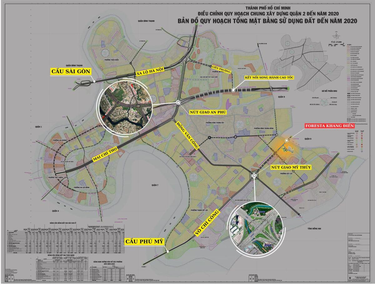vi trí dự án Gladia Khang Điền