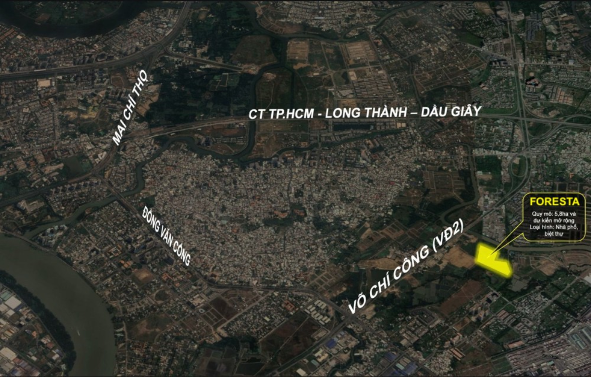 vi trí dự án The Privia