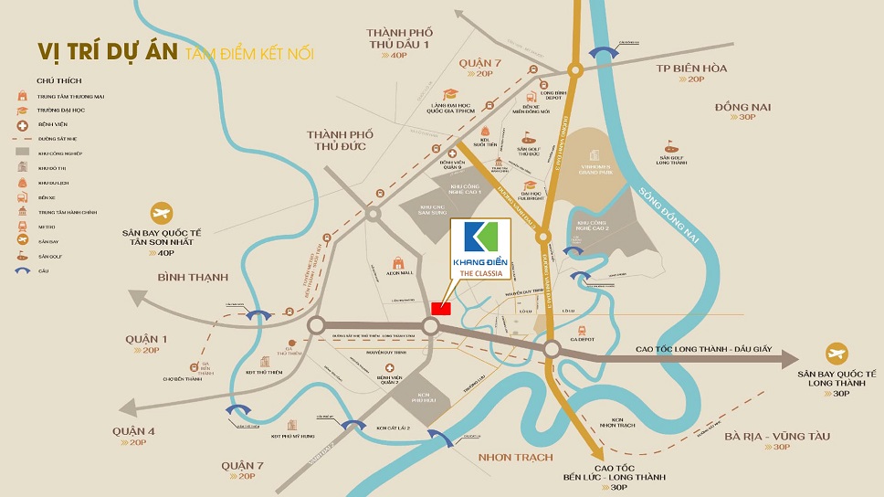 Địa chỉ dự án The Classia Khang Điền
