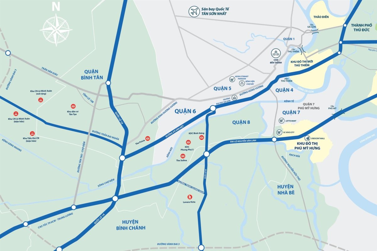 vi tri du an The Solina