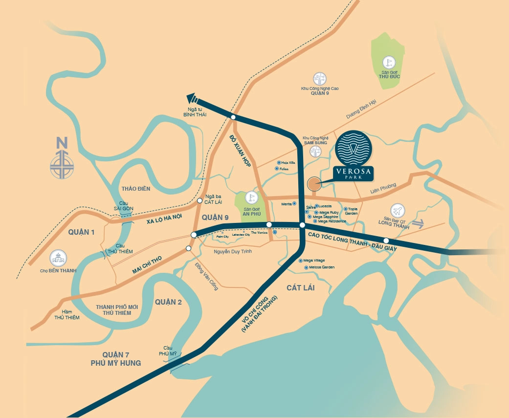 vi trí dự án The Privia